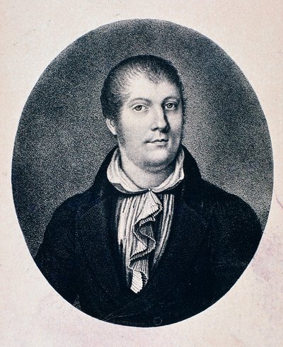路易斯·斯波尔 (Louis Spohr) 的肖像 (雕刻 作者 未知艺术家