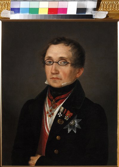 尼古拉-费奥多罗维奇-斯米尔诺伊（1790-1851 年）肖像，佚名。布面油画，19 世纪 20 年代早期，莫斯科普希金国家博物馆 作者 未知艺术家