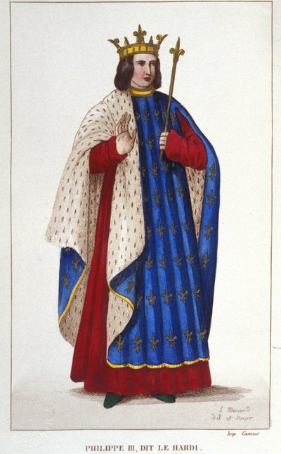 菲利普三世的肖像哈迪。1830 年版画 作者 Unknown artist
