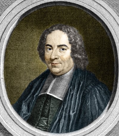 皮埃尔-瓦里尼翁(1654-1722)的画像。法国几何学家。 作者 未知艺术家