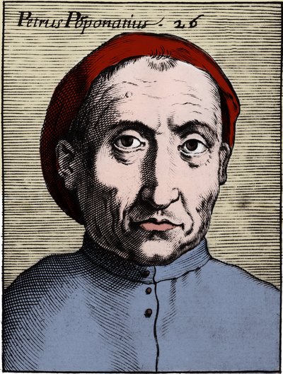 皮特罗-庞波纳齐（1462-1525）（Pomponace）（Petrus Pomponatius）意大利哲学家的画像。 作者 未知艺术家