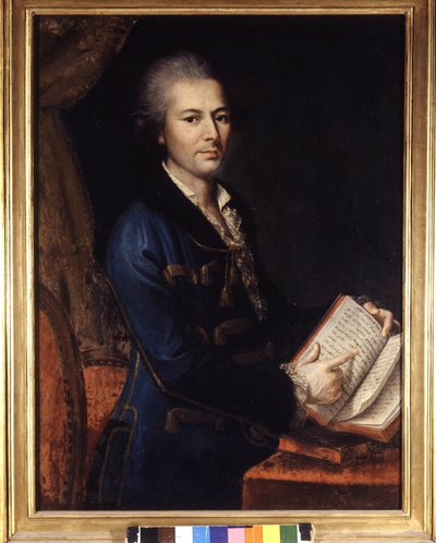 彼得罗·维里 (1728 - 1797) 的肖像。 无名画。 18 或 19 世纪。 米兰博物馆 作者 未知艺术家
