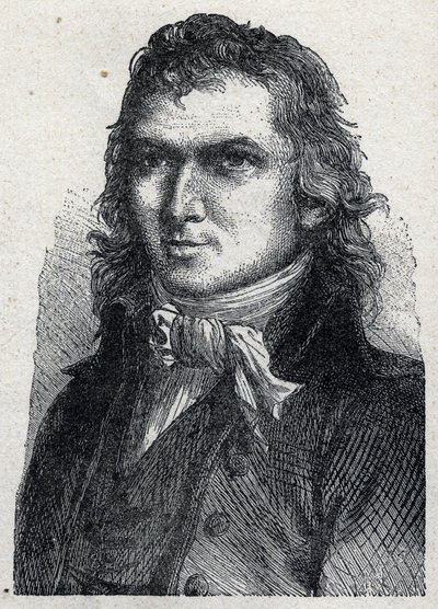 Stanislas Joseph Francois Xavier Rovere (1748-1798)的肖像，法国士兵和保皇派代表。 作者 未知艺术家