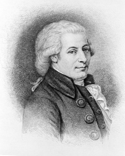 Portrait of Wolfang Amadeus Mozart (1756 - 1791). 作者 未知艺术家
