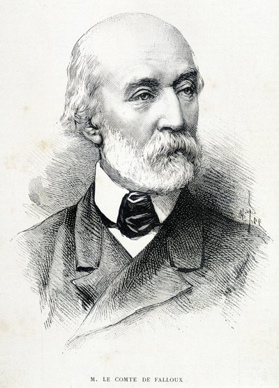法勒克斯伯爵 (1811 - 1886) 的肖像，法国政治家。 作者 未知艺术家