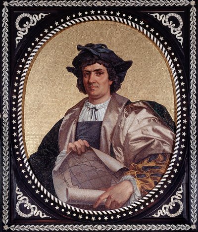 意大利航海家克里斯托弗-哥伦布（Christopher Columbus，Cristoforo Colombo，Cristobal Colon）（1451-1506）的画像 清真寺 作者 未知艺术家