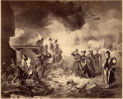 Risorgimento-围攻加埃塔，1860-1861年。统一时代，意大利，十九世纪。玛丽·索菲 作者 不明