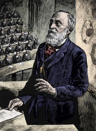 鲁道夫·维尔乔夫（Virchov）（1821-1902），德国医生和政治家。 作者 未知艺术家