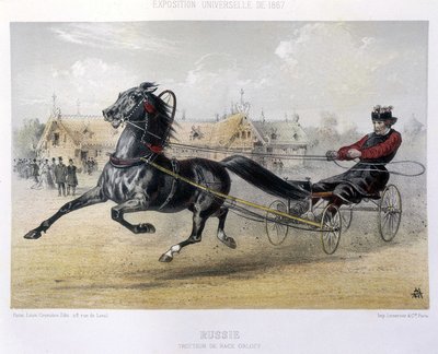 俄罗斯：Orloff 品种的猪蹄——在 1867 年的“The Centaur”中 作者 未知艺术家
