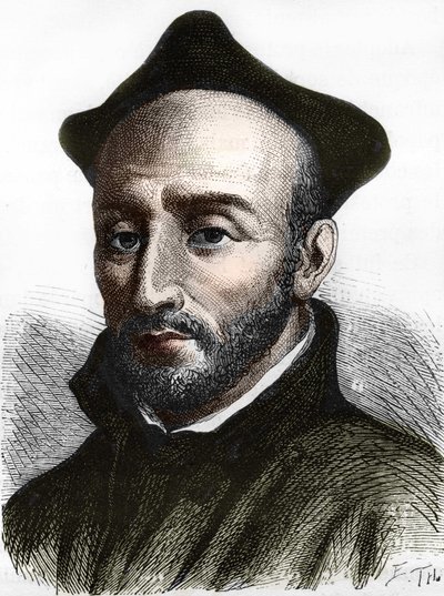 罗耀拉的圣依纳爵（1491-1556），耶稣会的创始人。 作者 未知艺术家