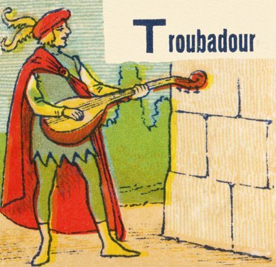 饰演Troubadour 作者 未知艺术家