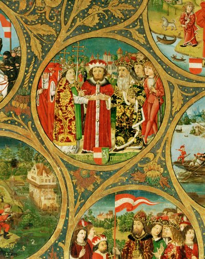 奥斯塔里奇 "首任统治者巴本贝格侯爵和公爵的家谱 作者 未知艺术家