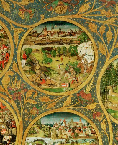 奥斯塔里奇 "首任统治者巴本贝格侯爵和公爵的家谱 作者 未知艺术家