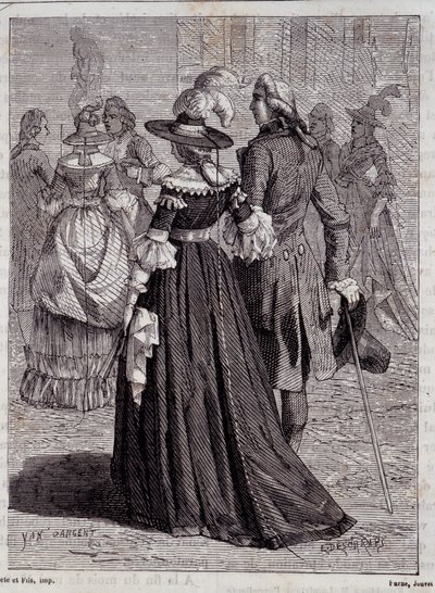 1778年巴黎女士们的闪电帽--载于路易-菲吉埃的《科学的奇迹》中 作者 未知艺术家