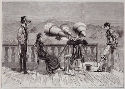 托马斯·爱迪生的扩音器 - 在“La Nature”中，1878 年 作者 未知艺术家