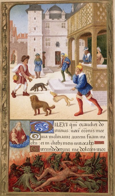 The plague, France 16th century 作者 未知艺术家