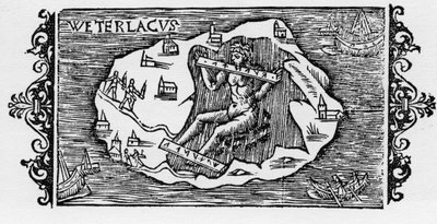 巫师链--载于奥劳斯-马格努斯的 "Historia de Gentibus Septentrionalibus"，罗马1555年。 作者 未知艺术家