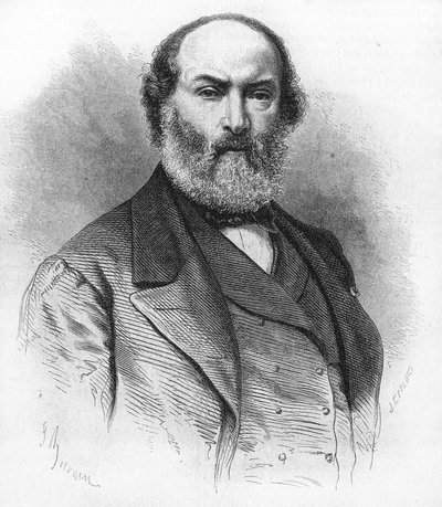 泰奥多-卢梭（1812-1867），法国画家。 作者 未知艺术家