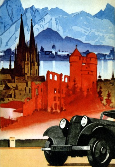 德国的交通 作者 未知艺术家