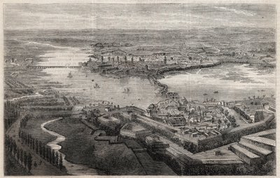 19世纪的曼图亚市（曼托瓦，Mantua）景观 作者 未知艺术家