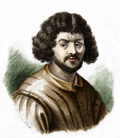 Claude Gellee, dit le Lorrain（1600-1682）法国画家的肖像。 作者 未知艺术家