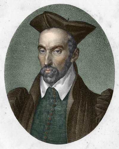 艾蒂安-帕斯基耶的画像。法国律师、人文主义者和历史学家（1529年至1615年）。 作者 未知艺术家