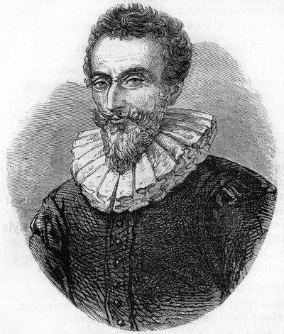 François de Malherbe的肖像。法国诗人（1555年至1628年）。1866年的雕刻作品。 作者 未知艺术家