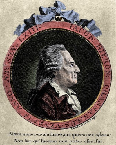 乔瓦尼·贾科莫·卡萨诺瓦（Giovanni Giacomo Casanova，1725-1798 年）的肖像，意大利冒险家和作家。 约翰·伯卡 (Johann Berka) 的肖像画，来自“” Icosameron 或“爱德华和伊丽莎白的历史”，他们与 Megamicres 一起度过了 81 年，Megamicres 是原始世界的原住民 作者 未知艺术家