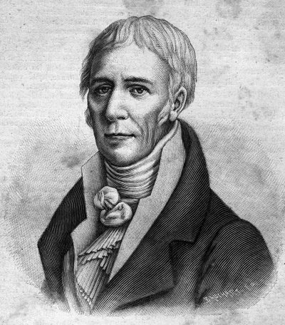 Jean Baptiste Lamarck (1744-1829)的肖像。- 载于 "当代人"，未注明，19世纪末。 作者 Unknown artist