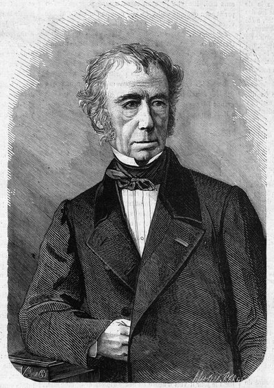 Jean Pons Guillaume Viennet（1777-1868）的肖像，法国政治家和作家。 作者 未知艺术家
