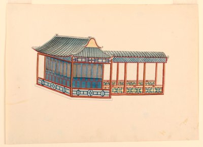 绘画，中国风展馆，1815-22 年 作者 未知艺术家