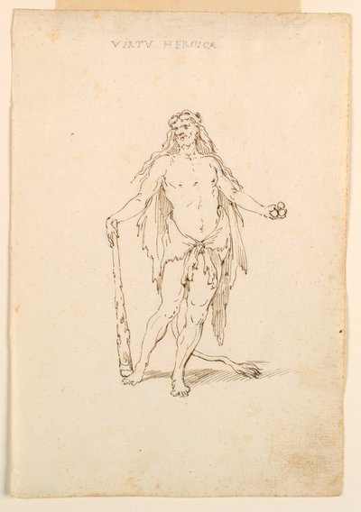 绘画，服装设计：芭蕾舞的英雄力量，约 1720 年 作者 未知艺术家