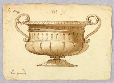 绘画，碗的设计，1780-1820 年 作者 未知艺术家