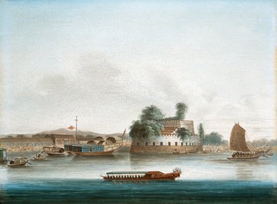 A Fort on the Canton River 作者 未知艺术家