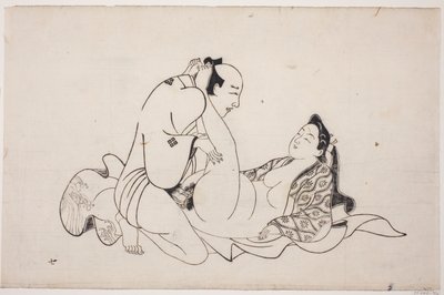 春宫画册上的一张纸 作者 未知艺术家