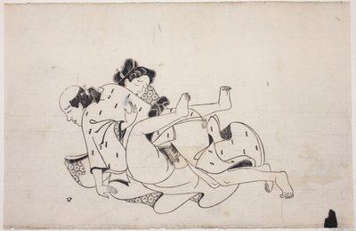 春宫画册上的一张纸 作者 未知艺术家