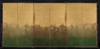 武藏野平原月圆之夜 作者 未知艺术家