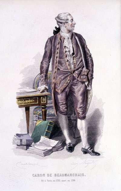 博马舍男爵 (1732/1799) 作者 未知艺术家