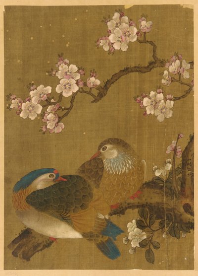 鸟儿和梅花 作者 未知艺术家