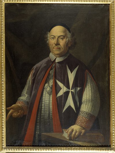 Giacomo Cannaves 主教（1713-1722），马耳他艺术 作者 未知艺术家