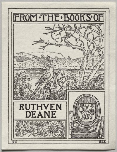 书签：Ruthven Deane 作者 未知艺术家