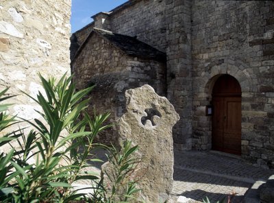 Cathar commemorative monument in Minerve in the Herault. 作者 未知艺术家