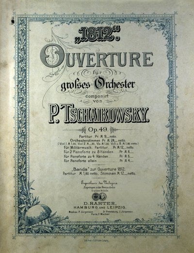 Piotr 或 Petr Ilyich Tchaikovsky（或 Tchaikovsky 或 Ciajkovskij 或 Tchaikovsky 作者 未知艺术家