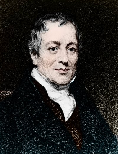 大卫-李嘉图（1772 - 1823），英国经济学家。 作者 未知艺术家