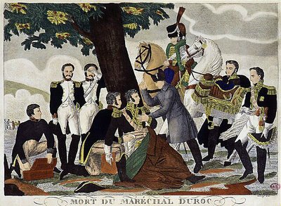 1813年，弗留利公爵杜罗克元帅在拿破仑一世和缪拉的协助下去世（在包岑受了致命伤）。 作者 未知艺术家
