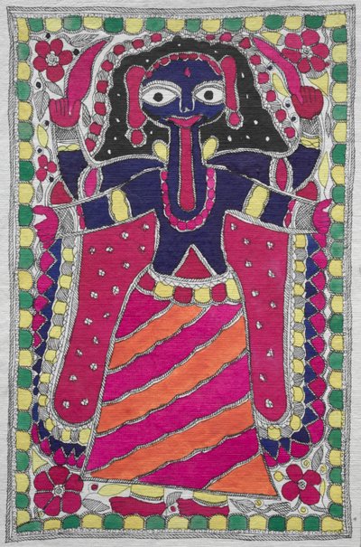 虔诚画（女性形象） 作者 未知艺术家