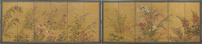 四季鲜花 作者 未知艺术家