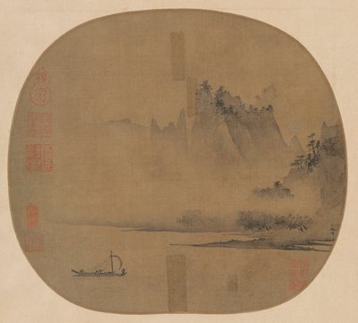 迷雾河上的满帆 作者 未知艺术家