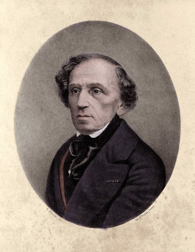 贾科莫·迈耶比尔（Giacomo Meyerbeer，1791-1864），德国作曲家。 作者 未知艺术家