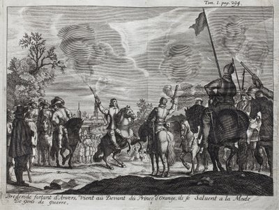 Henri, Count of Brederode (Hendrik Graaf van Brederode) (1531-1568), leaving Antwerp (Netherlands, Netherlands), comes to the front of William I of Orange-Nassau (Orange Nassau), Prince of Orange (or Guillaume the Taciturn 作者 未知艺术家